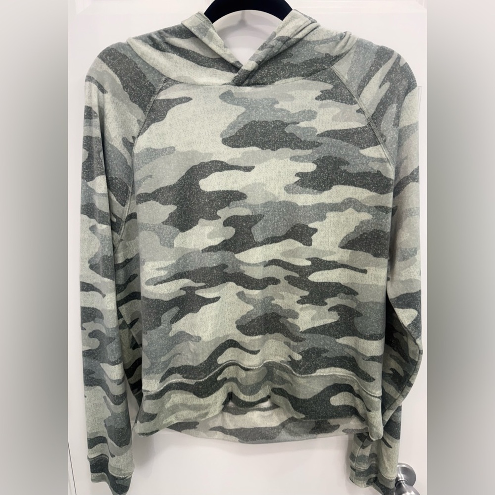 SO Green Camouflage Cozy Sweatshirt